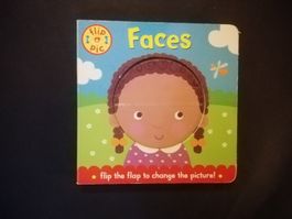 Livre pour petits enfants "Faces" - In English