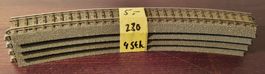 MÄRKLIN: 4 X C-GLEISE GEBOGEN 24230