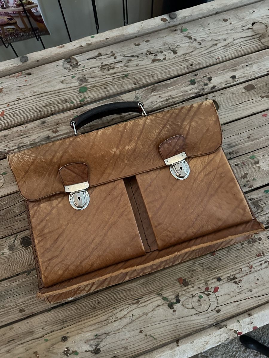 Borse: Alte Leder Aktentasche braun – Usato da Steffisburg venduto da PatrickB02