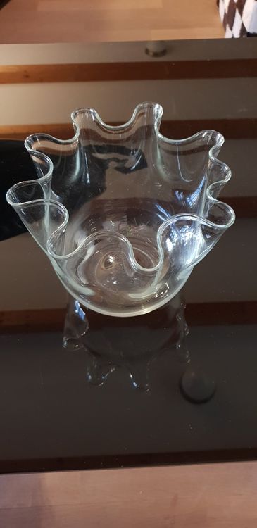 Vase coupelle en porcelaine - Bleu canard et jaune – Eugène Griotte