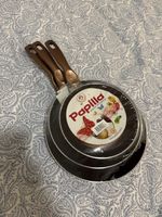 Papilla Pfannenset, 3-teilig, neu, Antihaftbeschichtung
