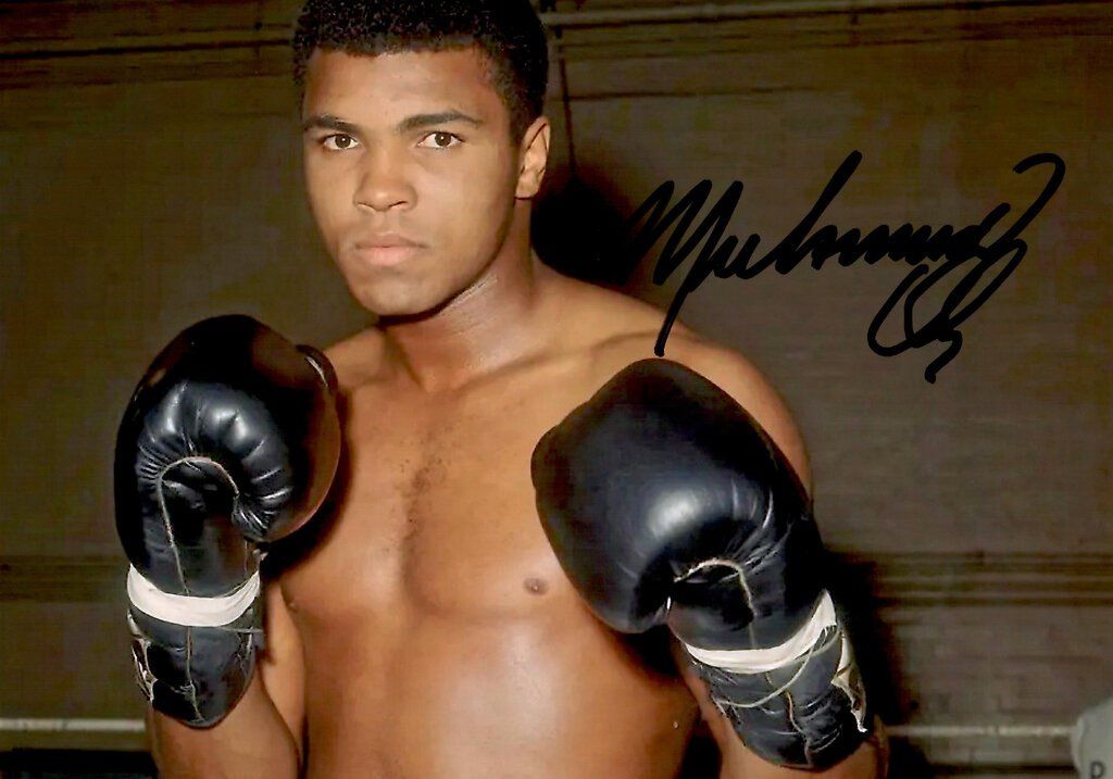 Autografi: Muhammad ALI / TOP AUTOGRAMM – Usato da Egg b. Zürich venduto da Dbunny