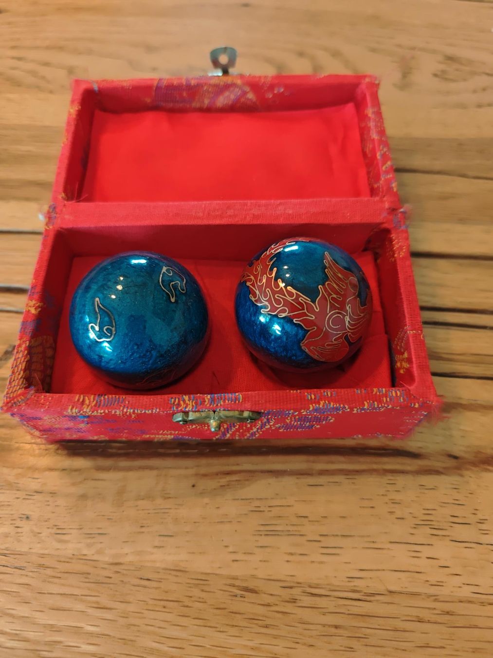 Massagegeräte: Chinesische Baoding Klangkugeln Lotus Pond mit Box – Gebraucht aus Wettingen von ivo85ri 1