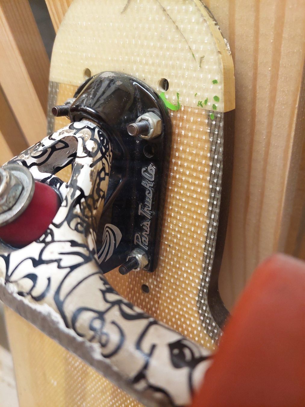 Skateboards: Fibretec Longboard / Downhill - mit Grinsekatze auf Base – Usato da Dübendorf venduto da aur_wm8b 3