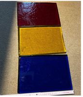 Buntglas-Set: Rot, Gelb, Blau - für kreative Köpfe!