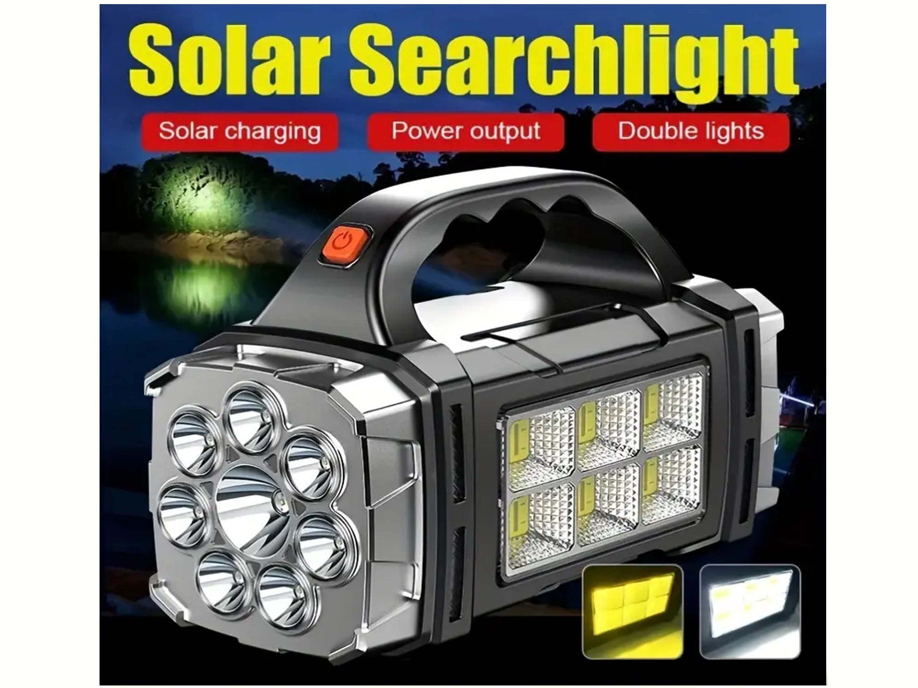 Lampen: Solar Multifunctional Searchlight – Neu und originalverpackt aus moosseedorf von RTN10