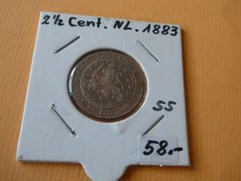 Niederlande 1883, 2 1/2 Cents