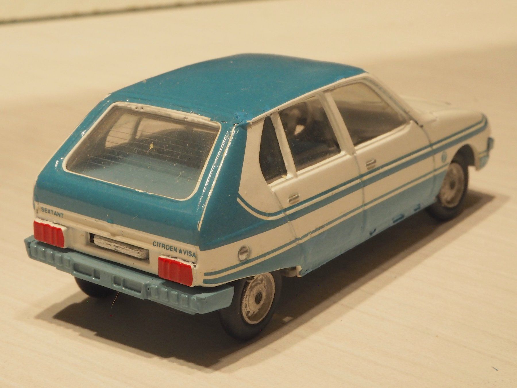 Citroën Modellini d'auto: Citroen Visa Sextant - Solido Cougar / Autodecalc – Usato da Winterthur venduto da 602ccm 2