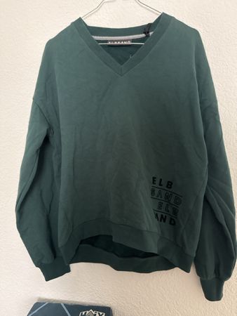 Sweatshirt Elbsand dunkelgrün Grösse XS neu mit Etikett