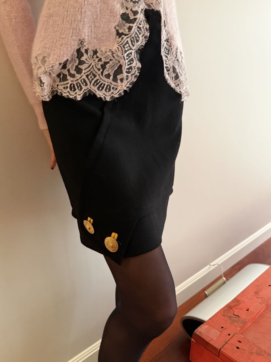 Versace Gonne: Jupe noir Versace Taille - 38 – Nuovo (secondo la descrizione) da Genève venduto da iry_67wr