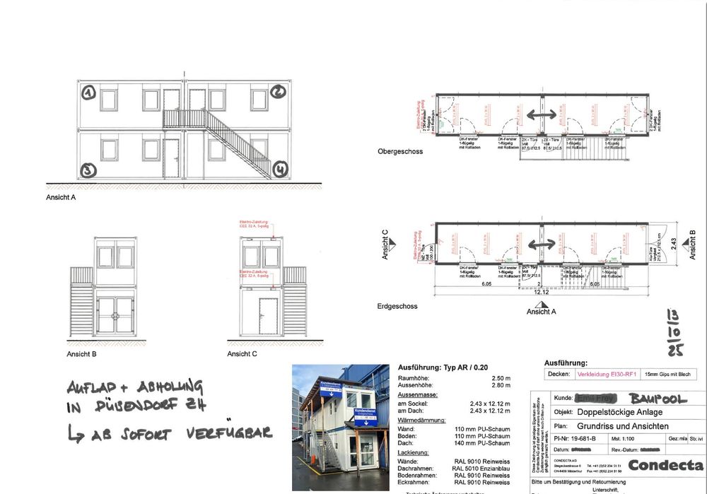 Condecta Modulcontainer (je St, Total 4 Container) (Gebraucht) in ...
