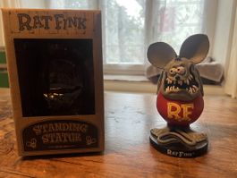 Rat Fink Standing Statue Ed Roth Figur grau  in Box