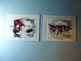 2020 Sondermarken Eishockey-WM ET Vollstempel-ORT 1766-1767