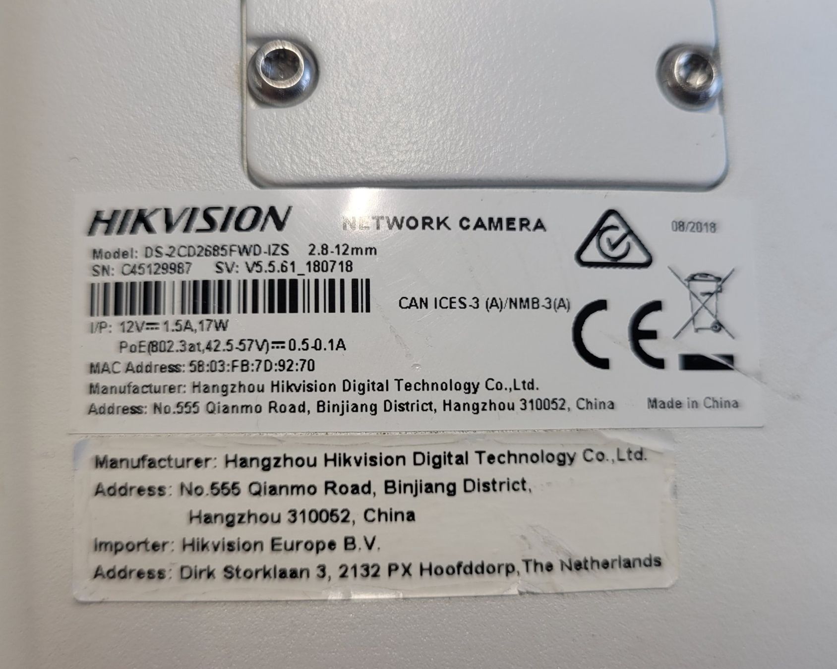 Videocamere: Hikvision DS-2CD2685FWD-IZS IP-Kamera – Usato da Tägertschi venduto da 9__Saeru__9 3