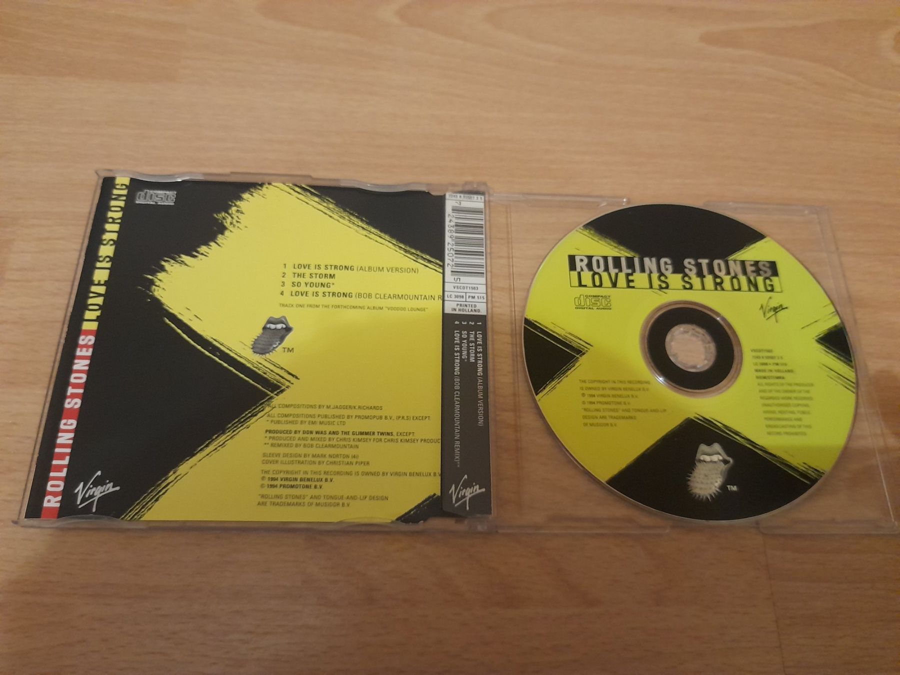 CD: Rolling Stones Love Is Strong CD Single – Usato da Lustmühle venduto da chevi03 1