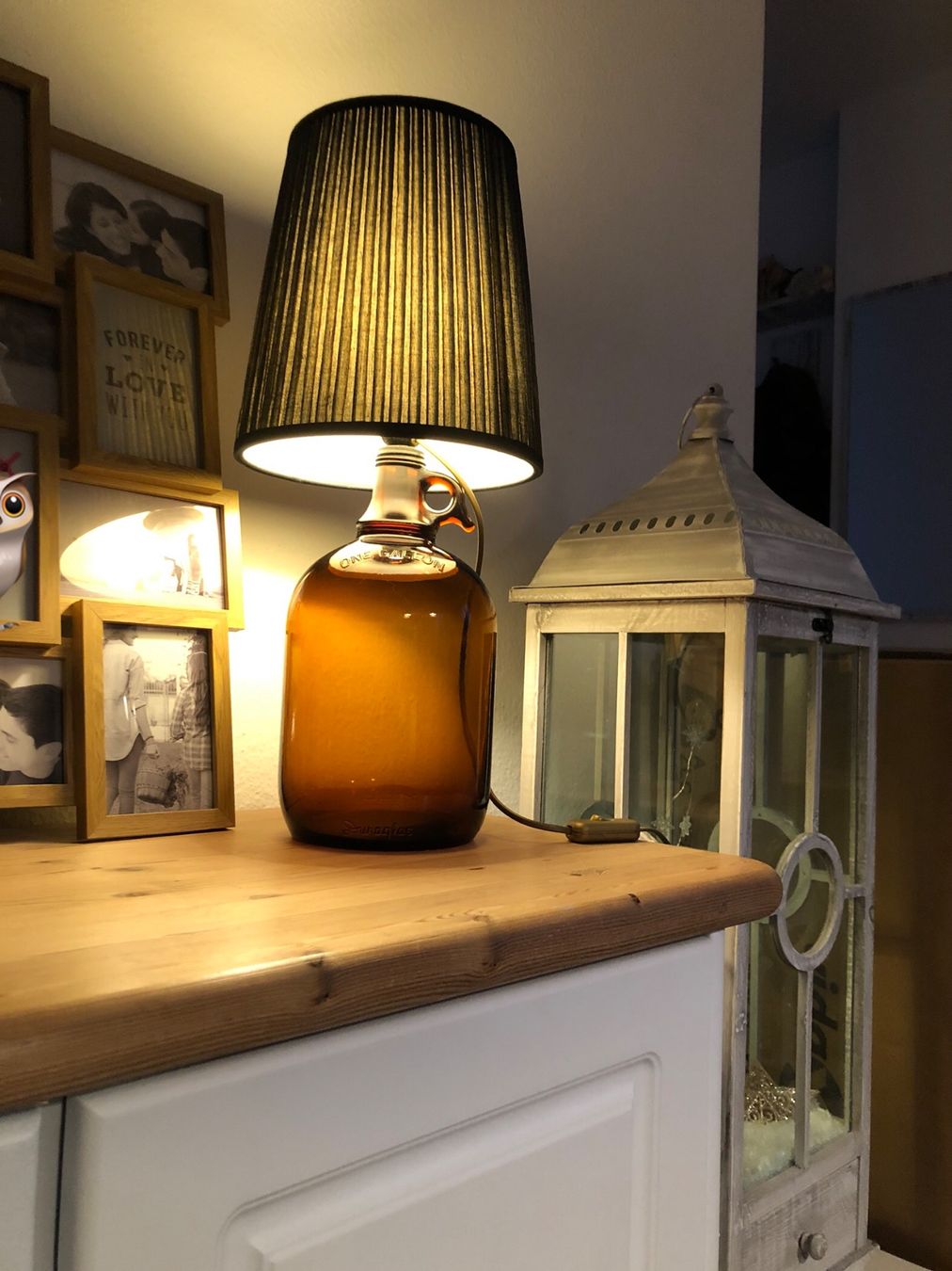 Manufactum Lampade: Glasflaschen Lampe Upcycling – Usato da Oberwil BL venduto da scorpio70 4