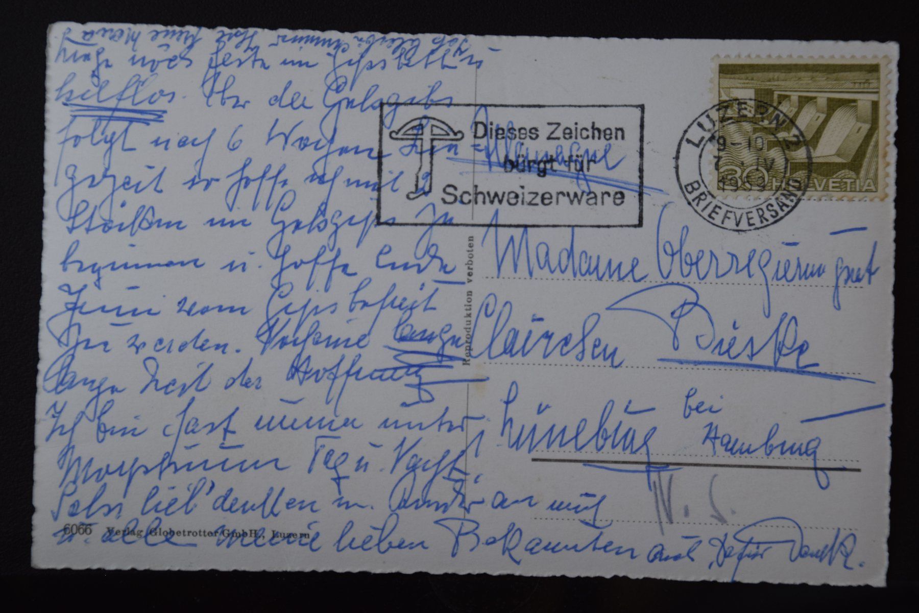 Cartoline postali: AK Luzern, Kantonsspital 1959 – Usato da Luzern venduto da CH2018 1