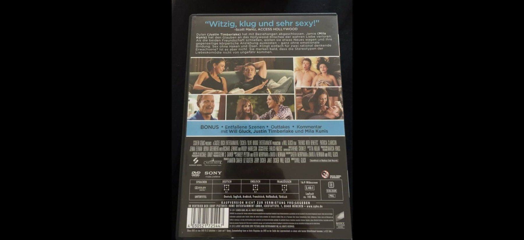 Tutti i DVDs: DVD "Freunde mit gewissen Vorzügen" – Usato da Bern venduto da jbern3012 1