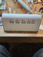 US Mail Briefkasten mit Tulpen Deko (D1)