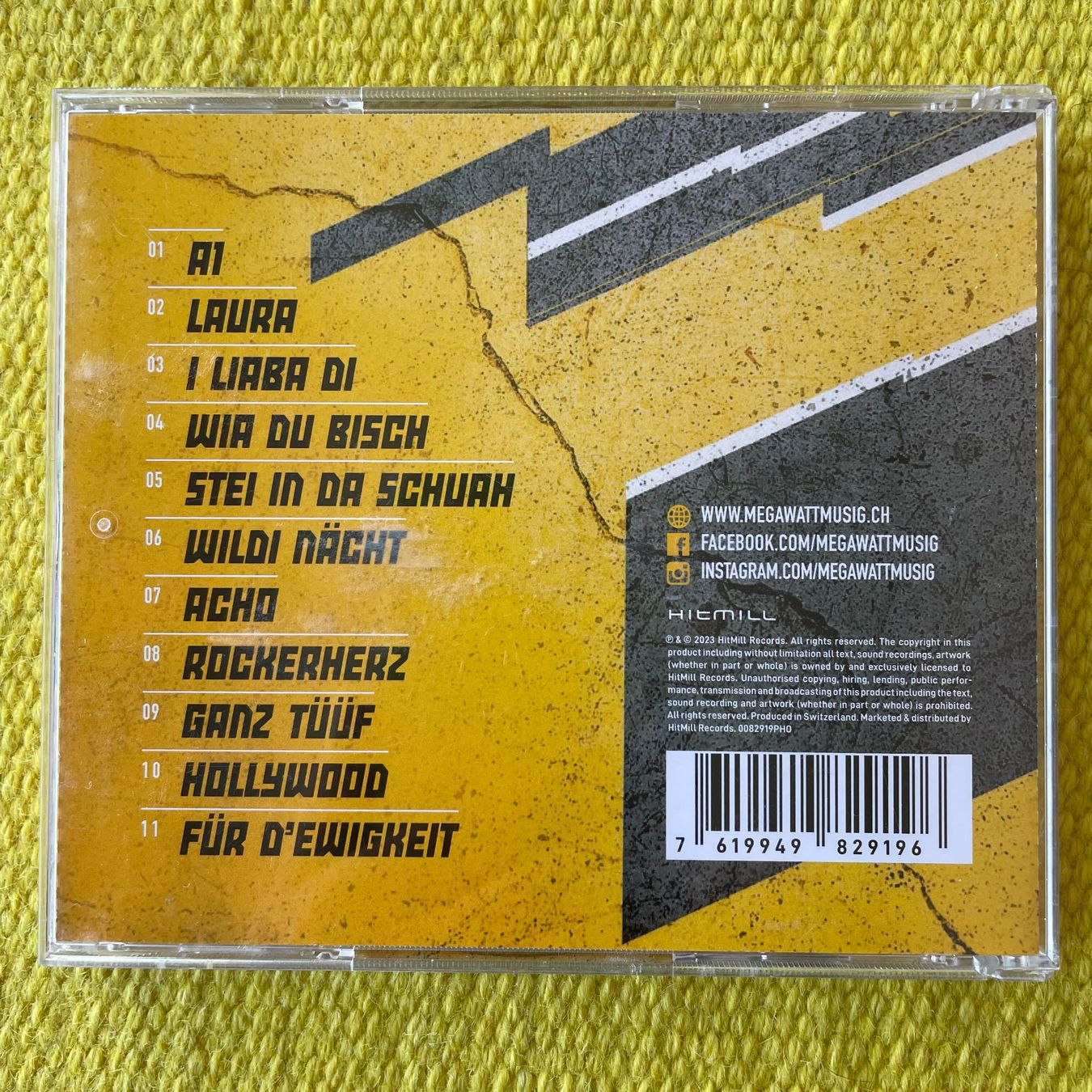 CD: MEGAWATT-ROCKERHERZ – Usato da Rorschacherberg venduto da CD-Roli 1