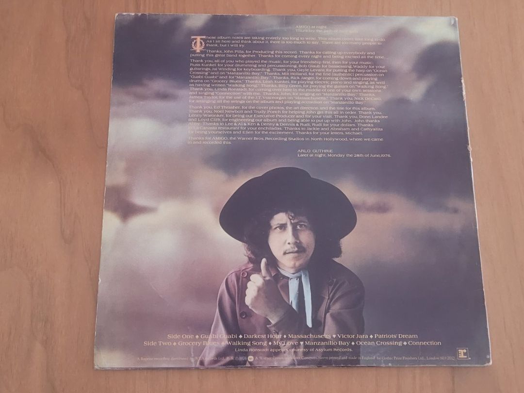 Dischi in vinile: LP  Arlo Guthrie – Usato da Martigny venduto da MZ-67 1