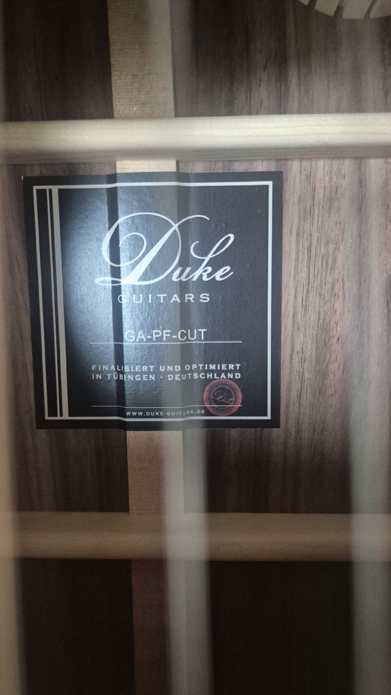 Musikinstrumente: Duke GA-PF-CUT Gitarre Neue – Gebraucht aus Rämismühle von beni0010 2