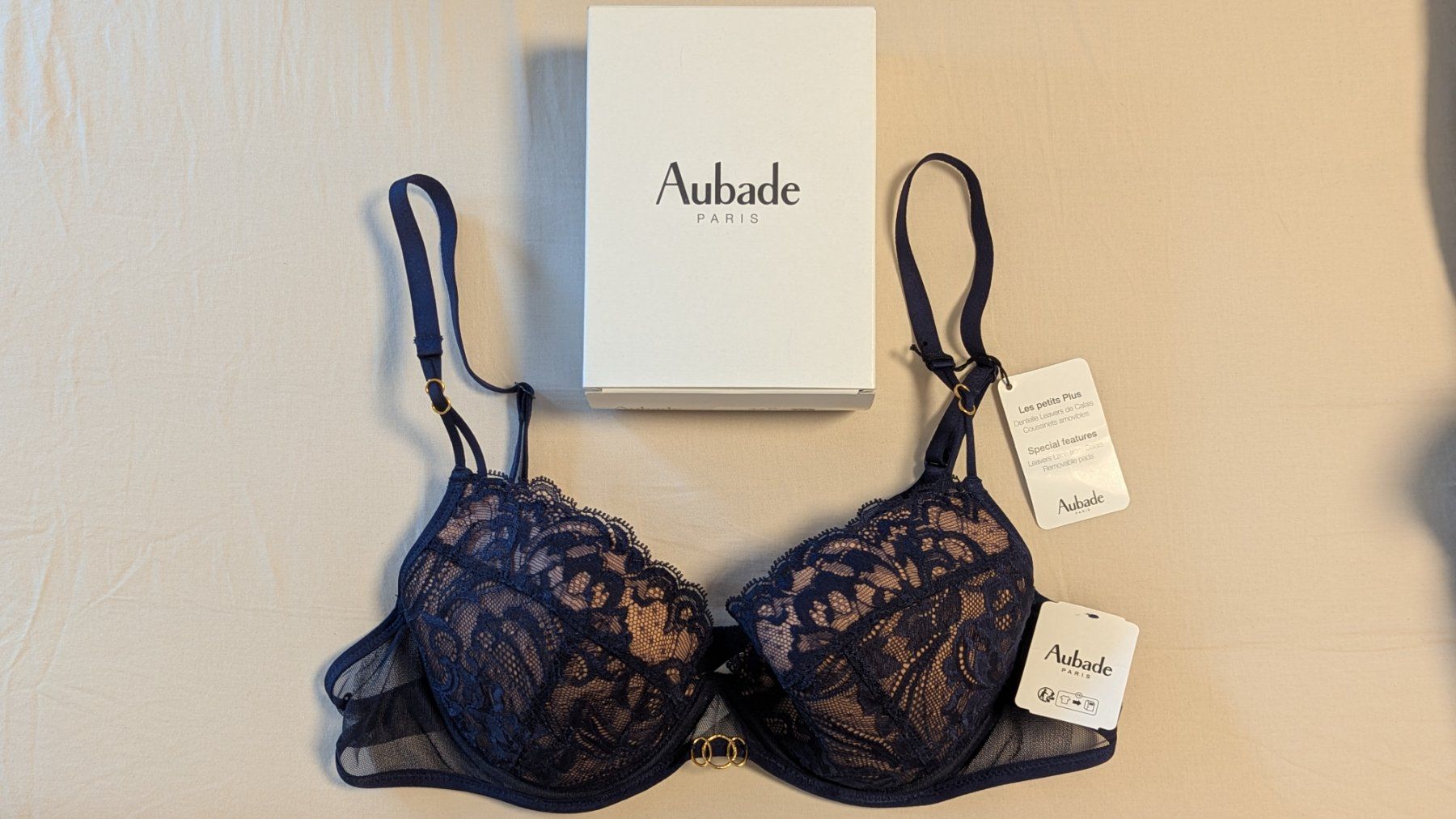 Aubade Sonstige Unterwäsche: Aubade Paris Feeling Myself Push-up Bra 80B, NEW, Tags + Box – Neu und originalverpackt aus Zürich von jus_wjj2 1