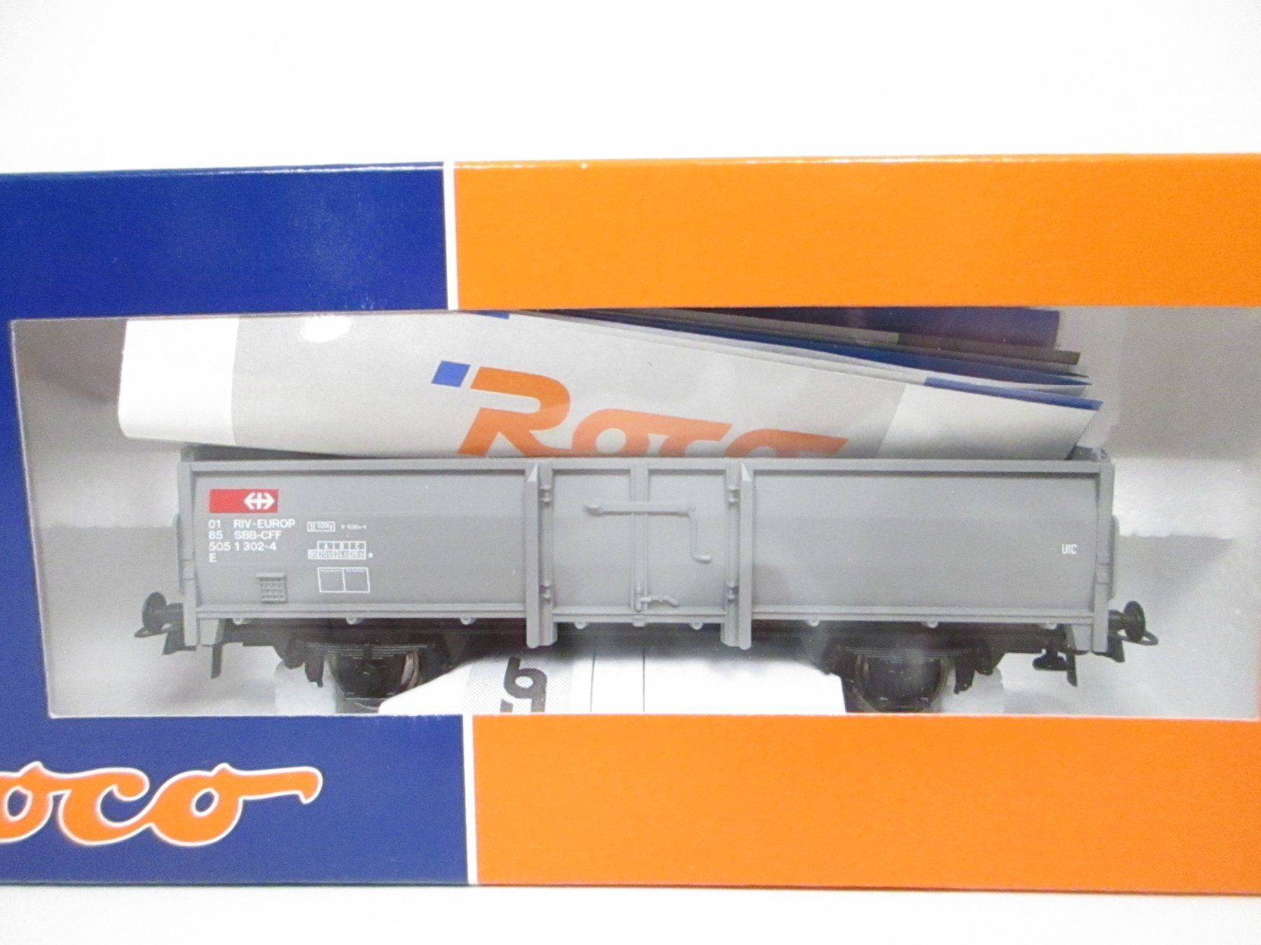 Roco Modelleisenbahnen: Roco H0 56051 SBB Hochbordwagen – Neu und originalverpackt aus Olten von Heinrich875 1