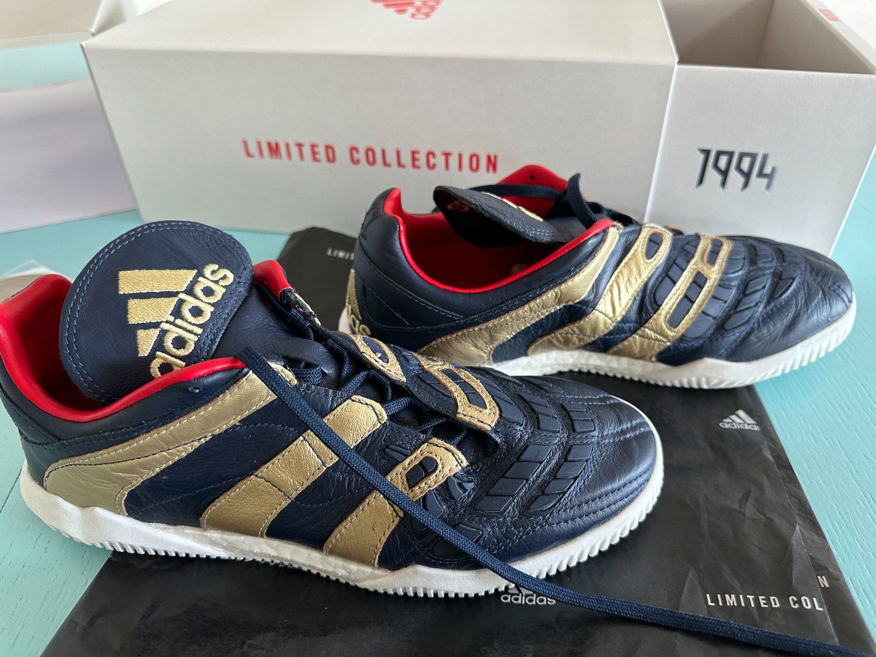 Adidas Scarpe da uomo: Adidas Predator Accelerator TR, Zidane Edition, von 1994 !!! – Nuovo (secondo la descrizione) da Luzern venduto da Samurai74