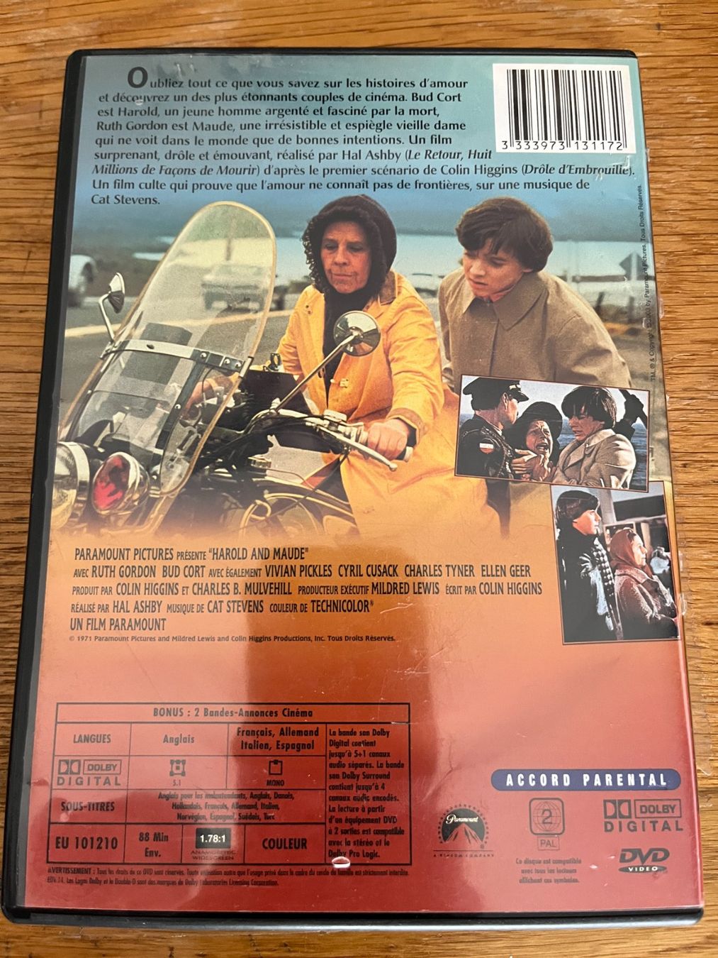Tutti i DVDs: Harold et Maude (1971, DVD, ) – Usato da Vevey venduto da zecollector 1