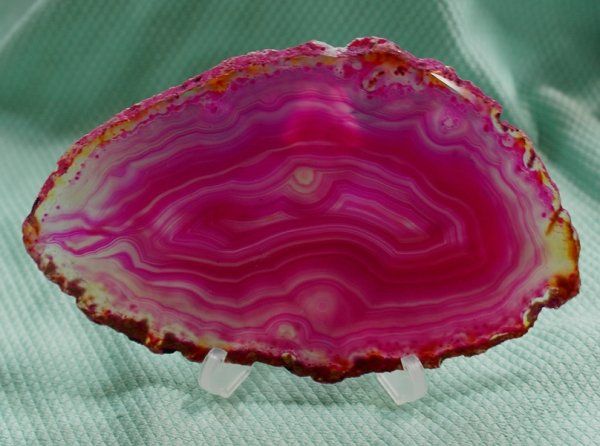 Pietre preziose: Achat Scheibe Pink – Usato da Walenstadt venduto da vkt_qc8d