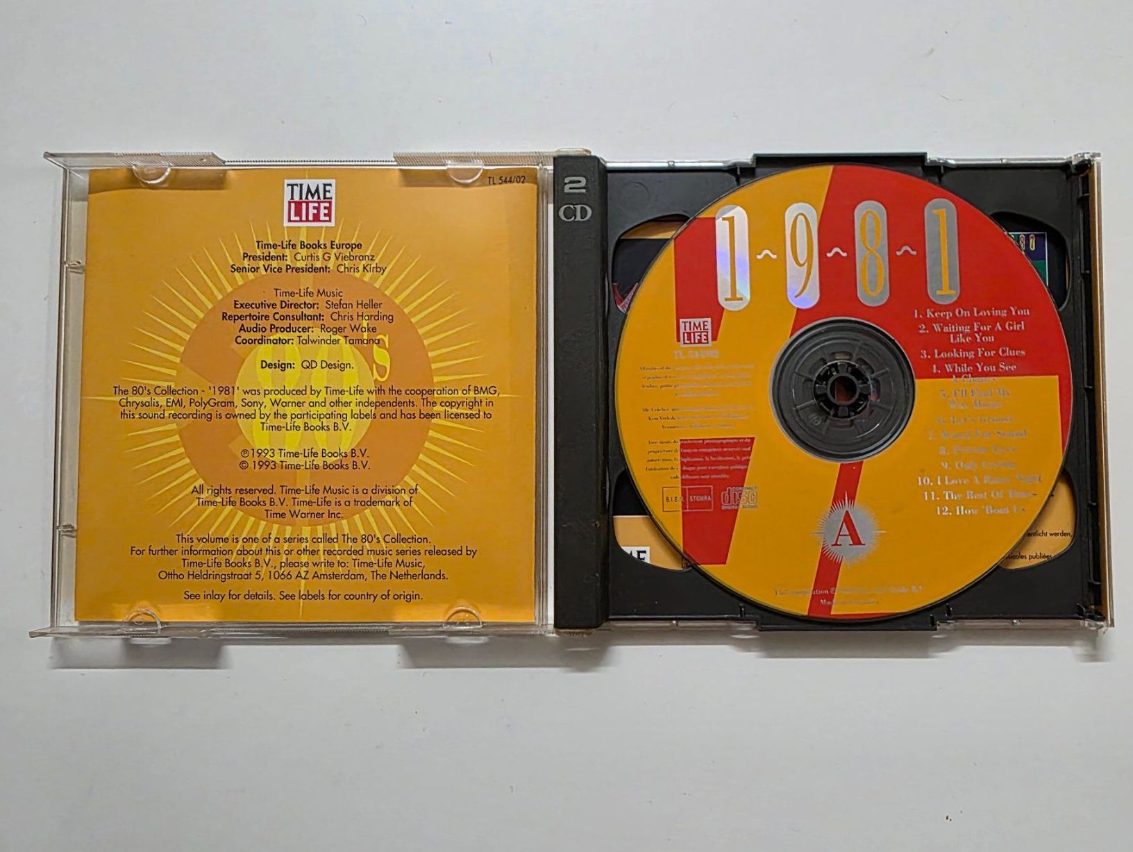 CD: 1981 - The 80's Collection - Time Life - 2 CDs – Usato da Bern venduto da KavIndustries 1