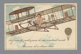 NESTLÉ, FLUGKARTE REKLAME, *, SCHÖN