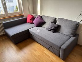 IKEA FRIHETEN Ecksofa mit Bettkasten