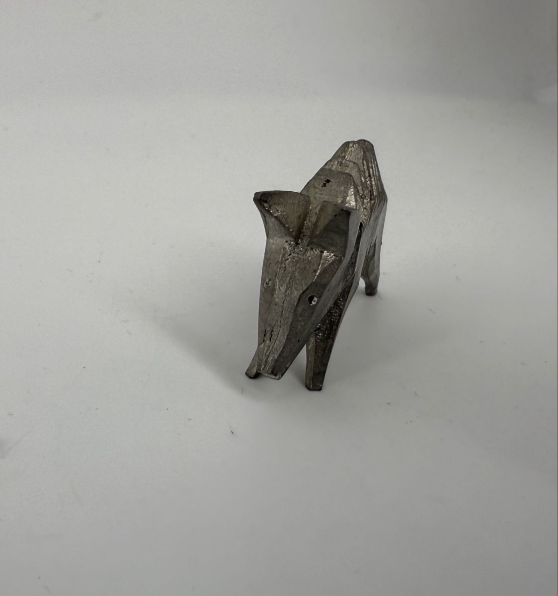 Figuren: Kleine Metallfigur Wildschwein  – Gebraucht aus Auenstein von moin. 1
