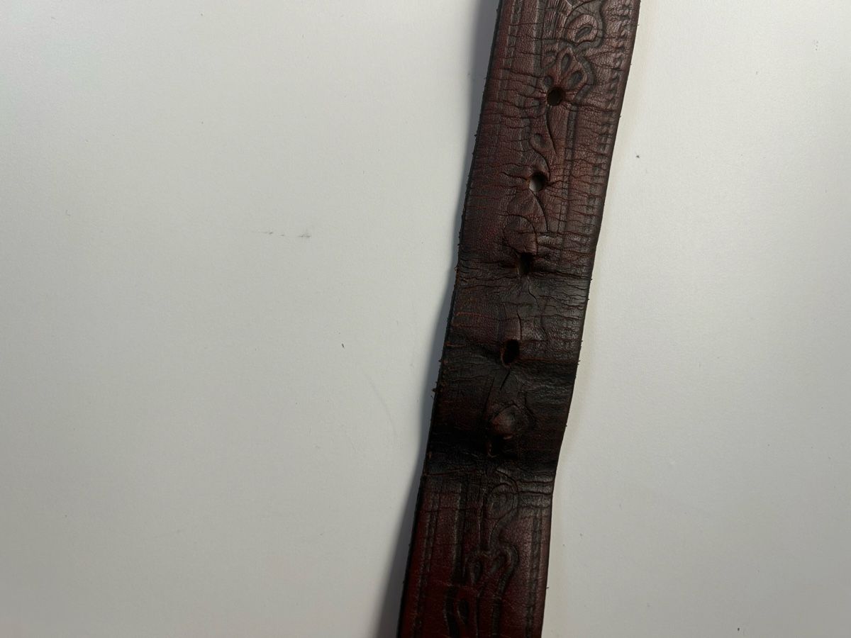 Ceintures: Leather belt brown with pattern acceptable condition – D'occasion à Saland par ele_vc96 5