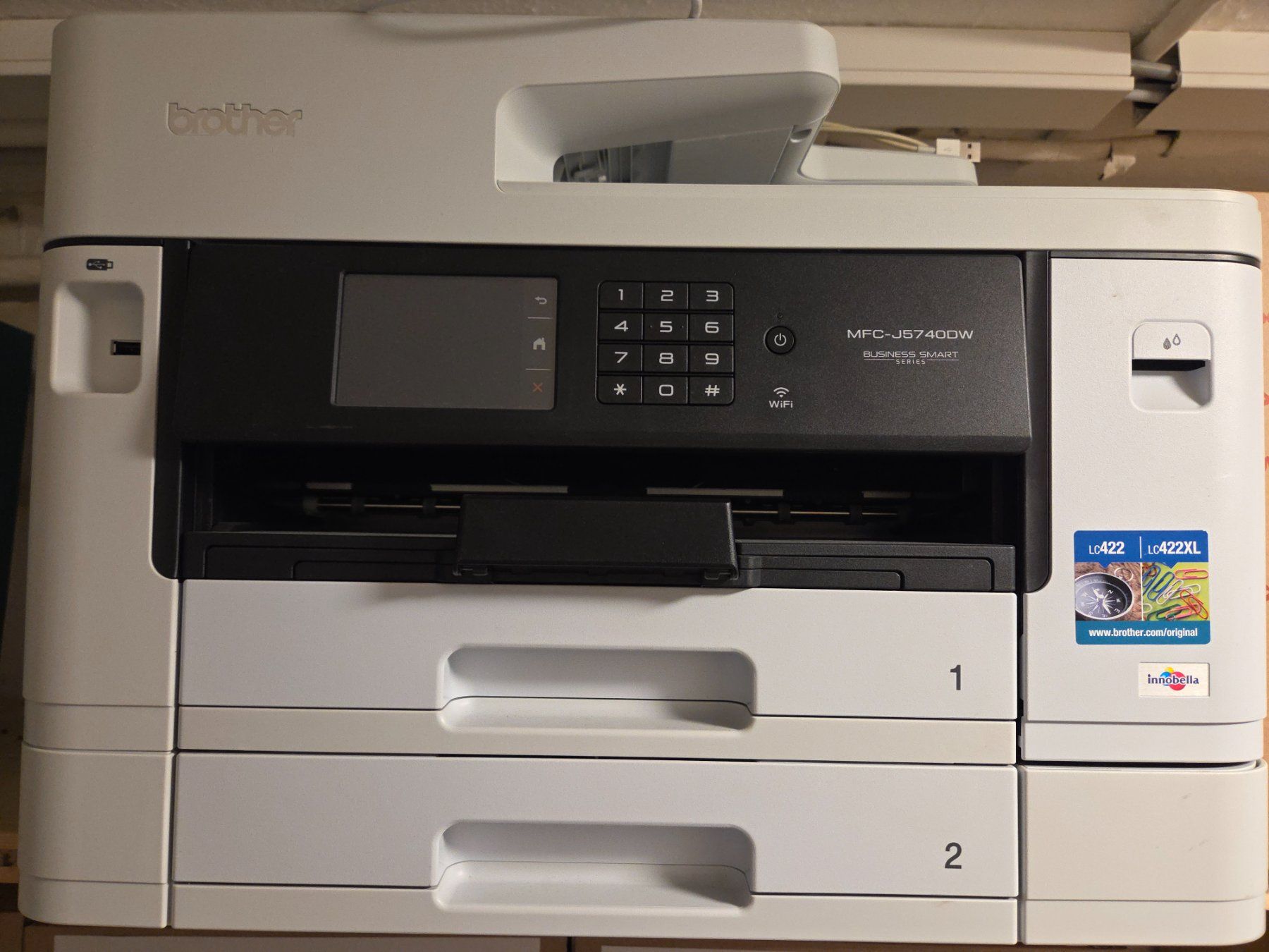 Brother Stampanti: Brother MFC-J5740DW Tintendrucker, A3, W-Lan – Usato da Bern venduto da Melye01