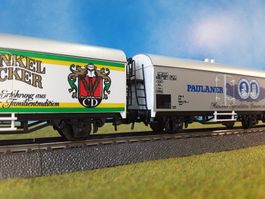 Roco __ 4 teiliger BIER __ DB Güterwagen Zug __ Spur H0