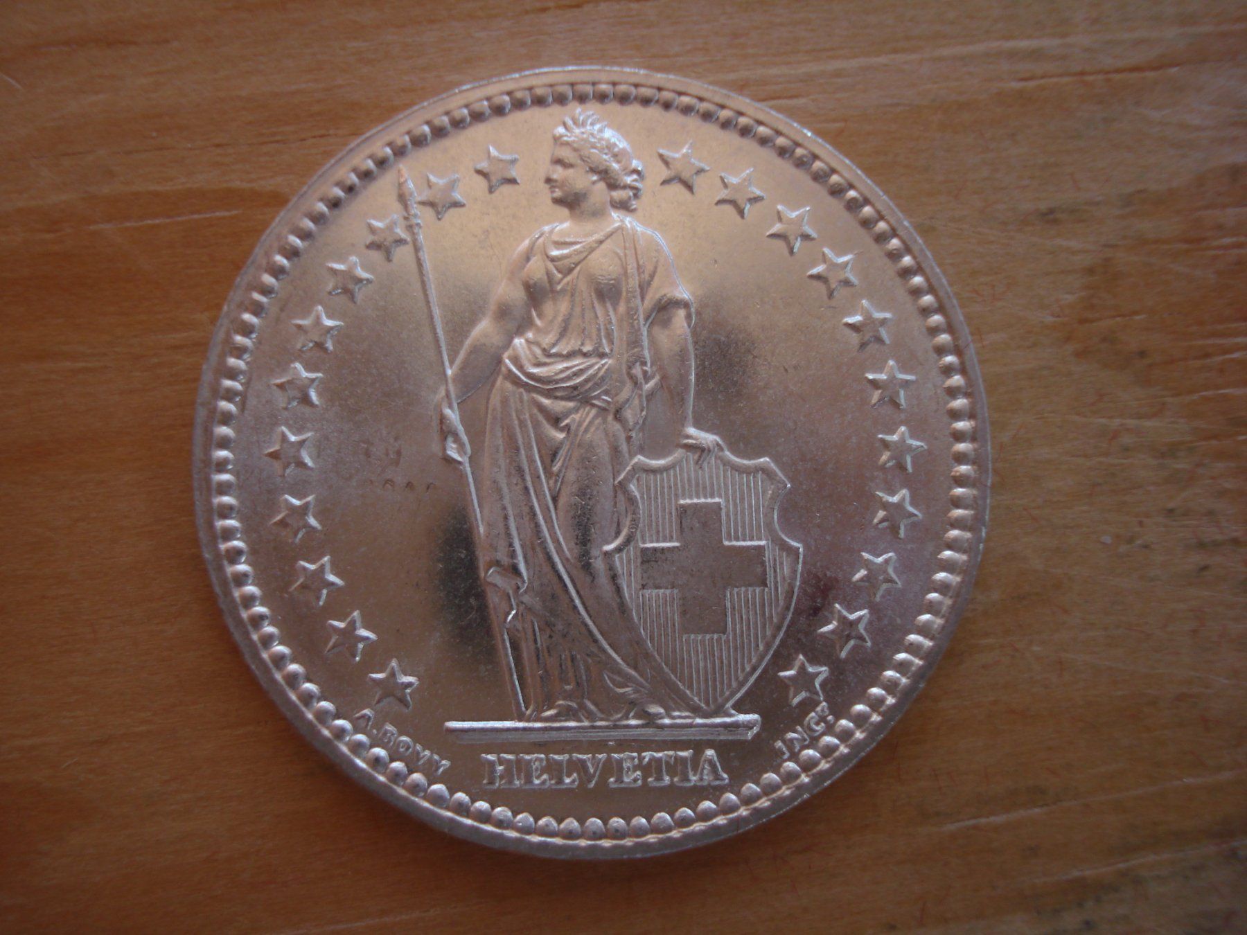 Alle Münzen: (C1) 2 Franken 1953 STGL – Gebraucht aus Erlach von Net-Coins 1
