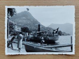 Altes orig. Foto Schiff Dampfer Lugano