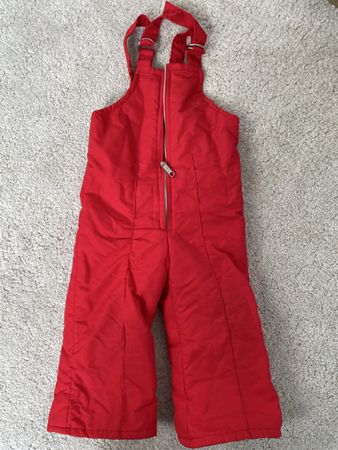 Rote Kinder Ski-Hose,, Winterhose, Grösse 74