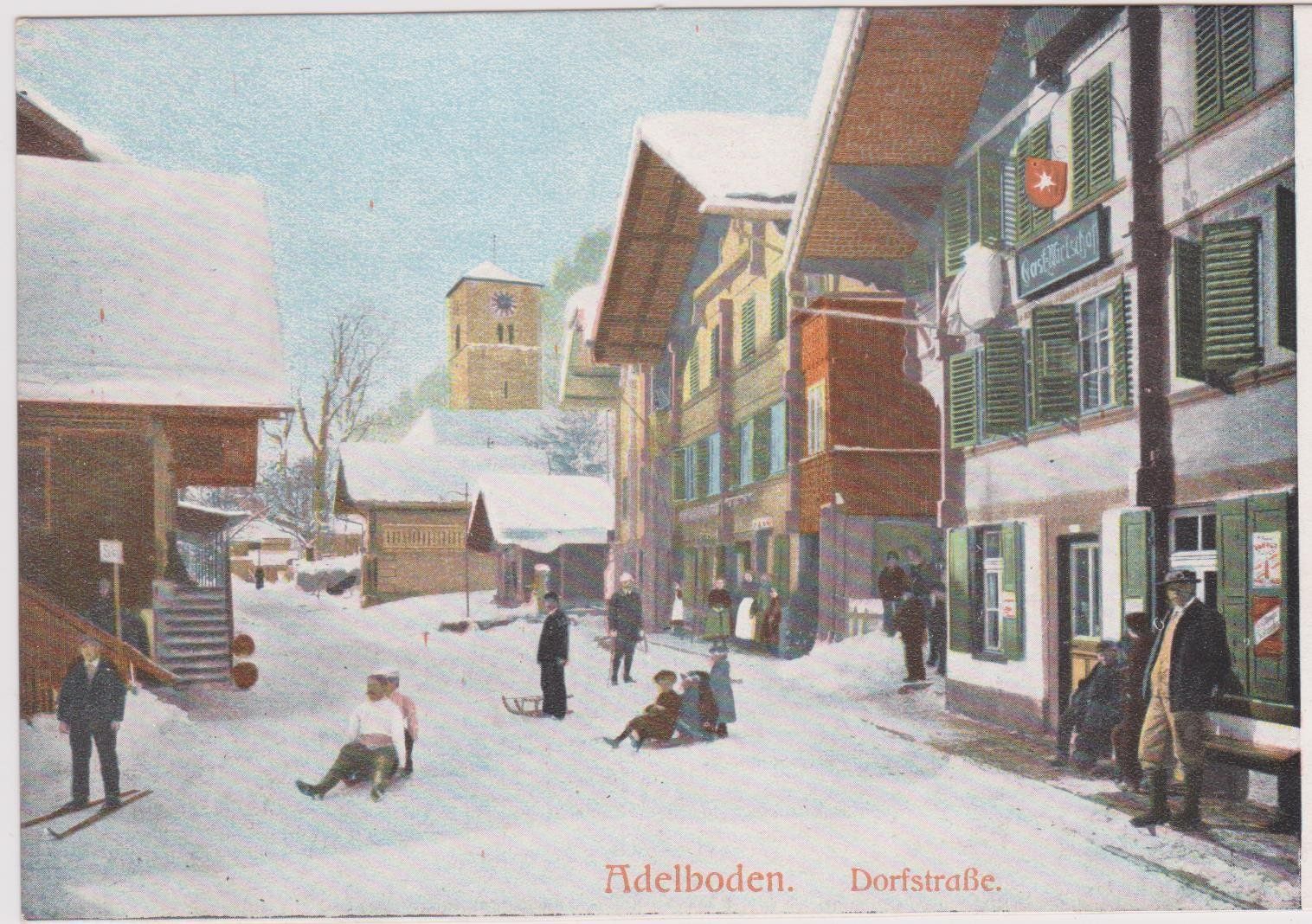 Cartes postales: Adelboden, Litho, 1923 – D'occasion à Spiez par Niesen20