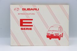 Subaru E Serie 1987 Betriebsanleitung