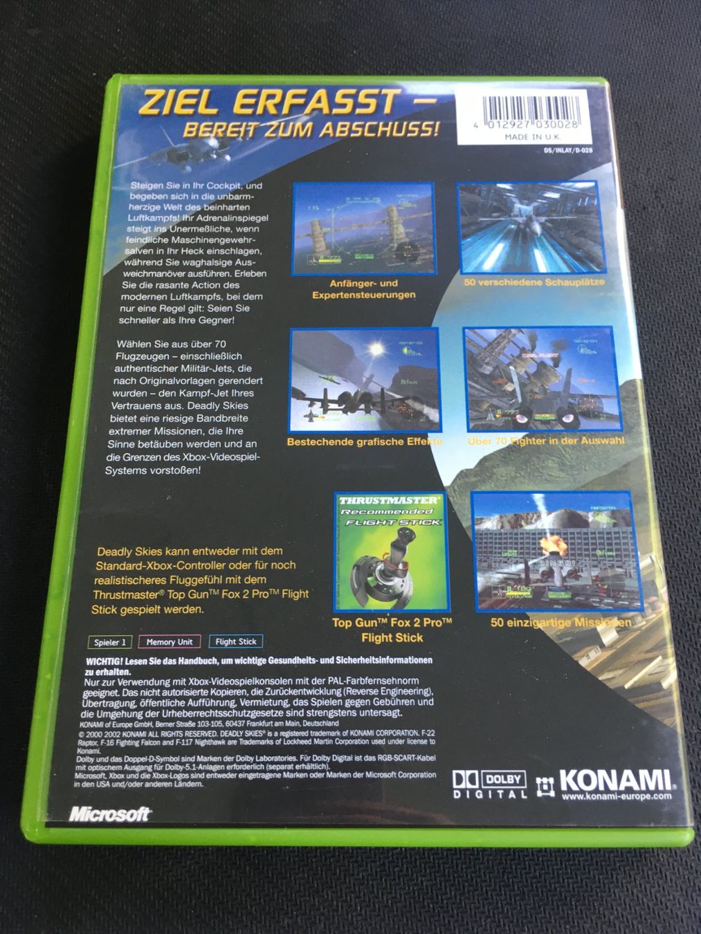 Microsoft Giochi: Deadly Skies - Xbox Game – Usato da St.Gallen venduto da Punktchen01 1