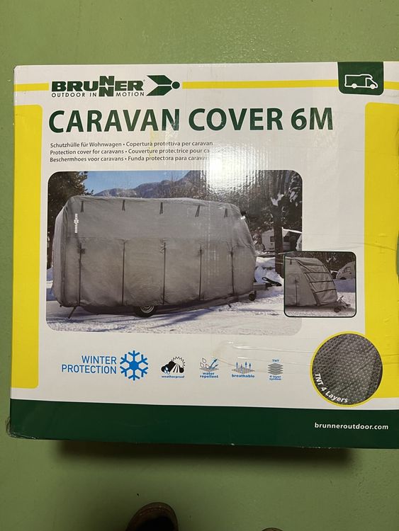 SOTISI Wohnwagen Abdeckung 8x3m - Hochwertige Schutzhülle Gegen Staub, Regen & UV-Strahlen