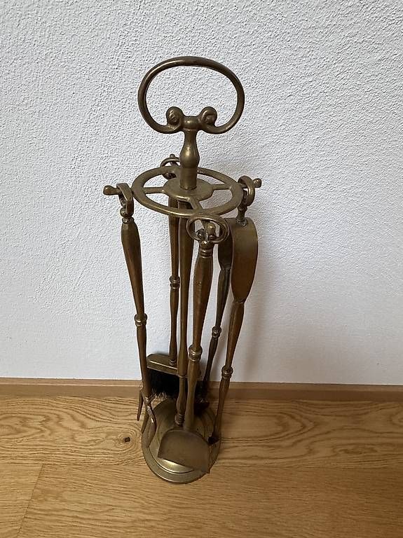 Bestecksets: vintage 5-teiliges Messing Kaminbesteck – Gebraucht aus Flaach von mar_97g8 3