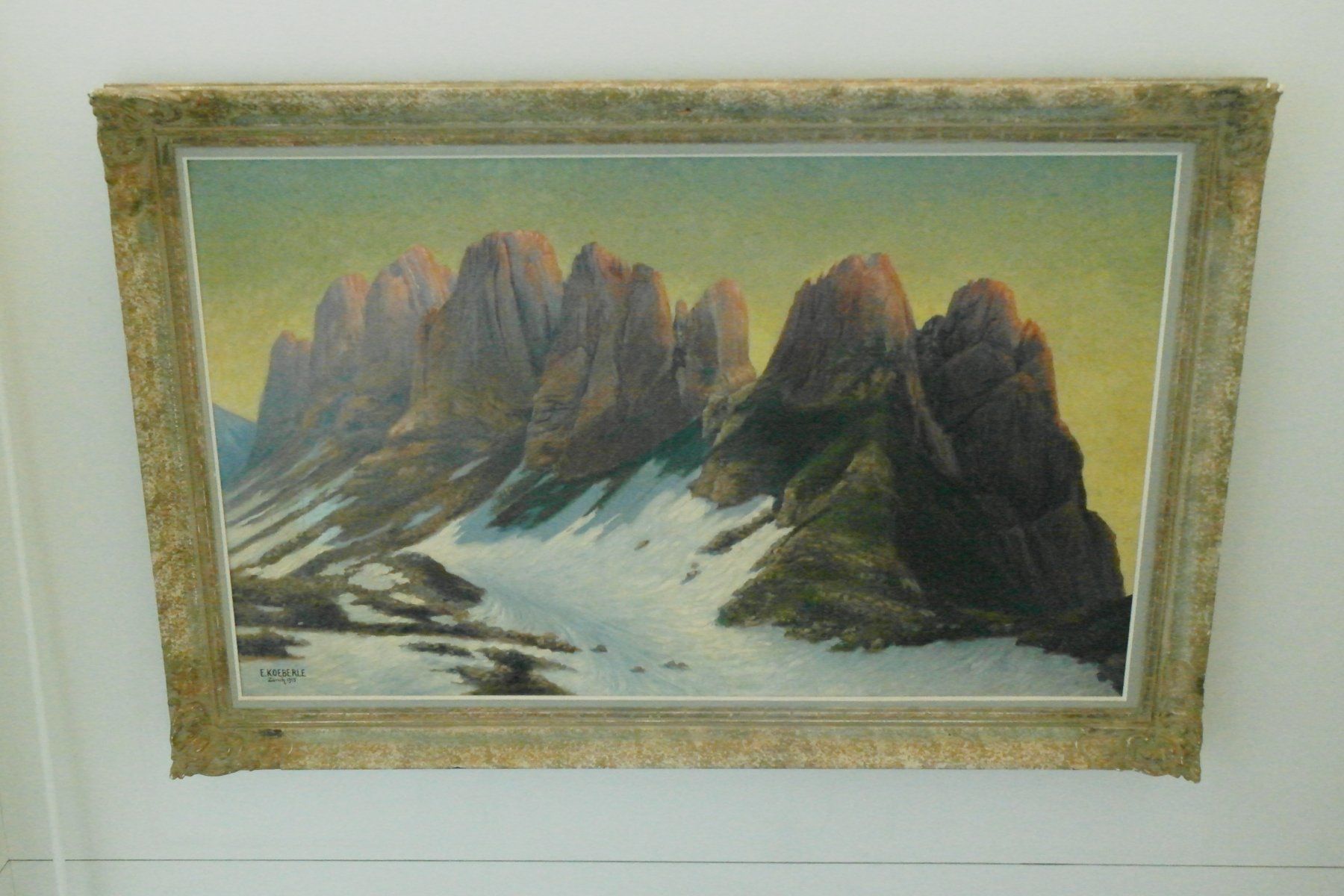 Tableaux: Oelbild Dolomiten Gemälde – D'occasion à meisterschwanden par Prontoloni. 1