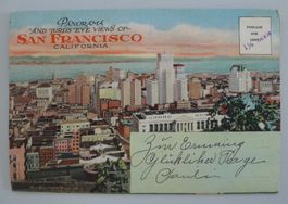 1928, Leporello San Francisco +Panorama- & Einzelansichten