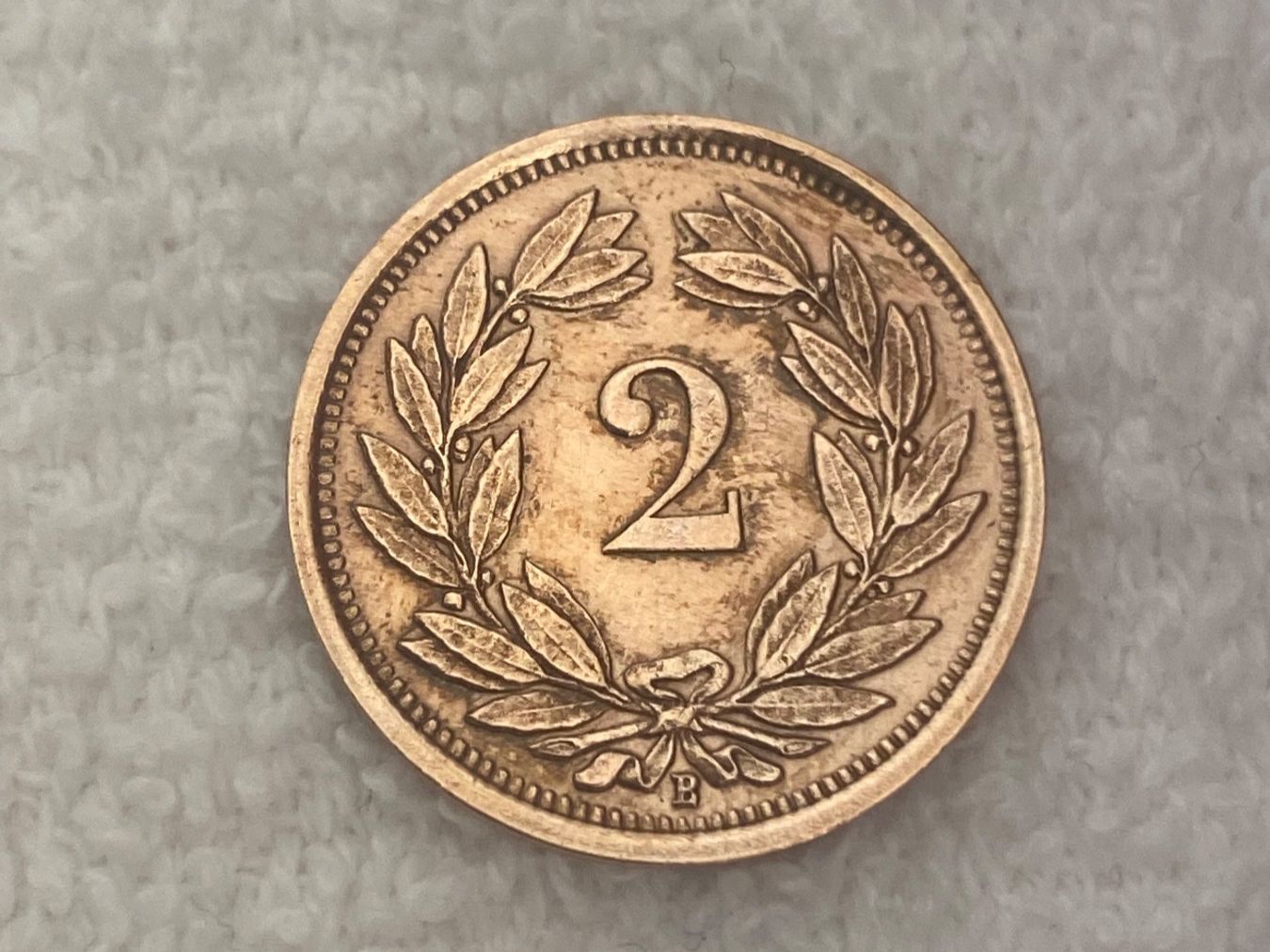 Alle Münzen: 2 centimes/Rappen 1936 – Gebraucht aus Nyon von Ilmi09 1