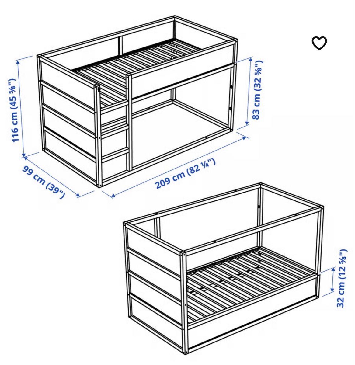 Letti: Ikea Kura bett – Usato da Langnau am Albis venduto da tur_5xb6 2